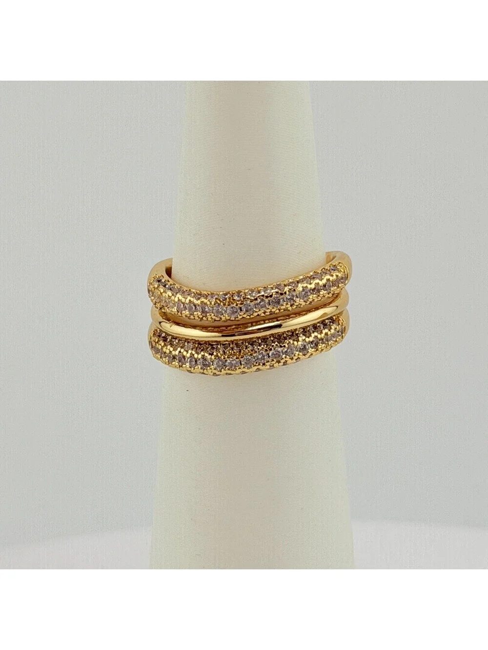 Bomb Party Pave Ring Sz 9 